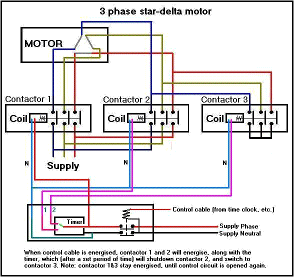 Star Delta Starter Connection Diagram Pdf